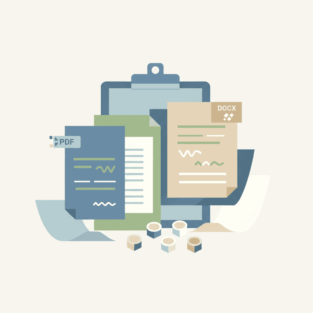 خيارات صيغة الملف لسيرة ذاتية متوافقة مع الاتس