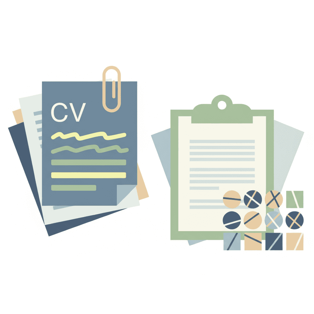 Volunteer work on CV concept