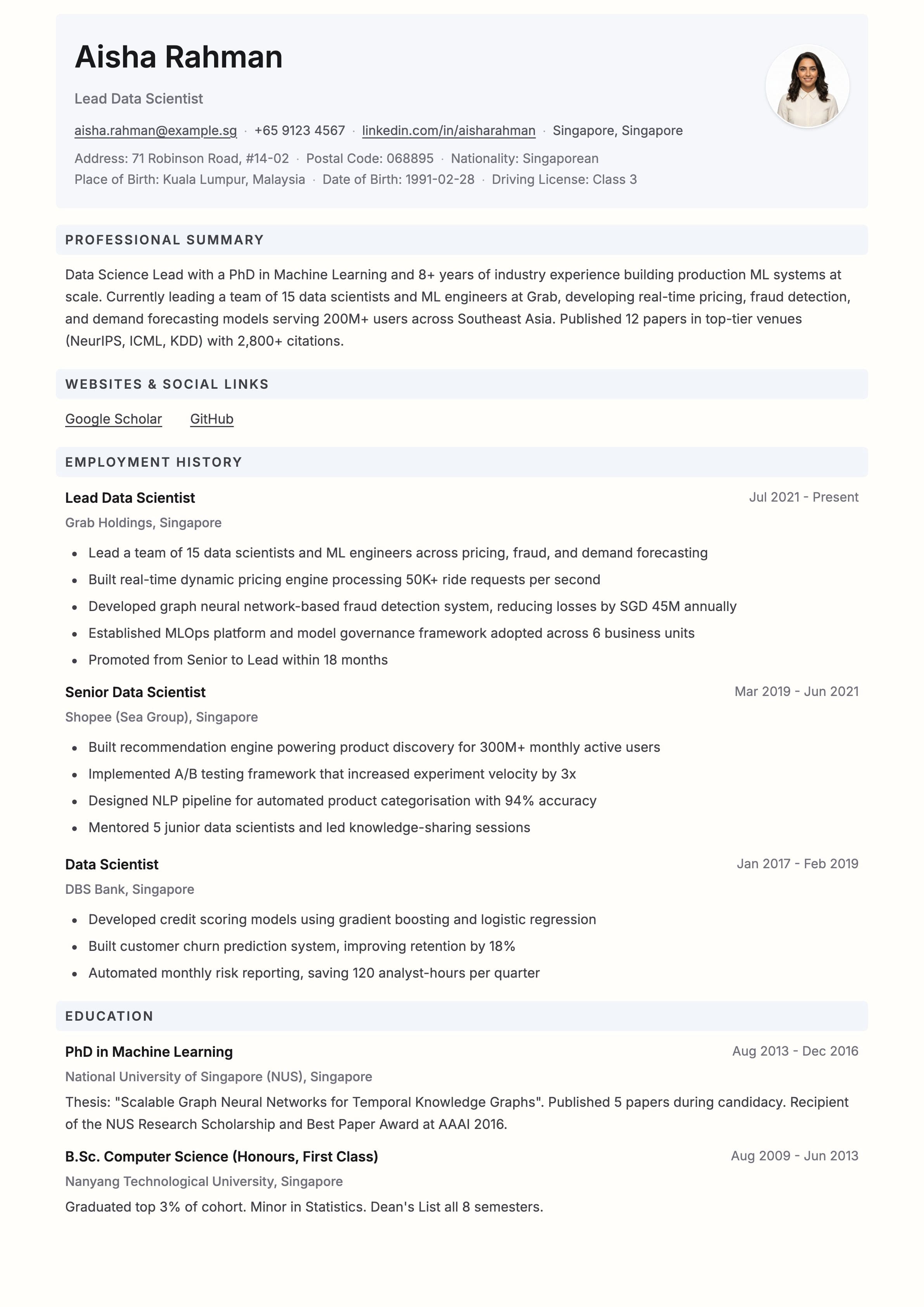 Structured Premium
