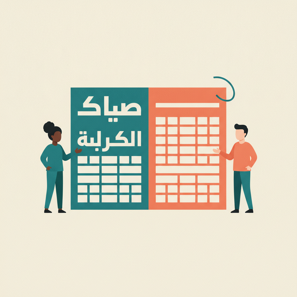 Example of a bilingual Arabic-English CV layout for UAE employers