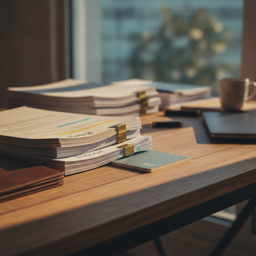 Comparison of Turkish and English CV formats for Turkish employers