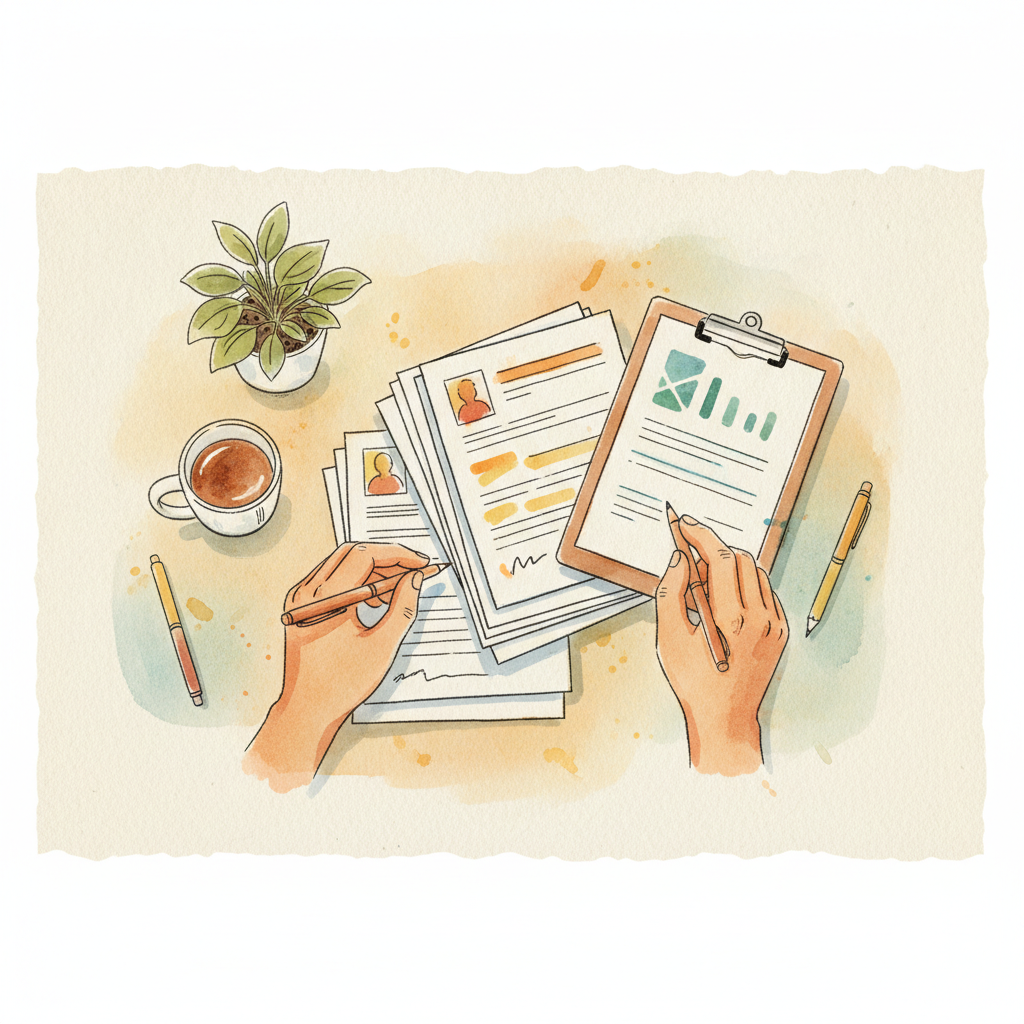 خريج كويتي يكتب سيرة ذاتية
