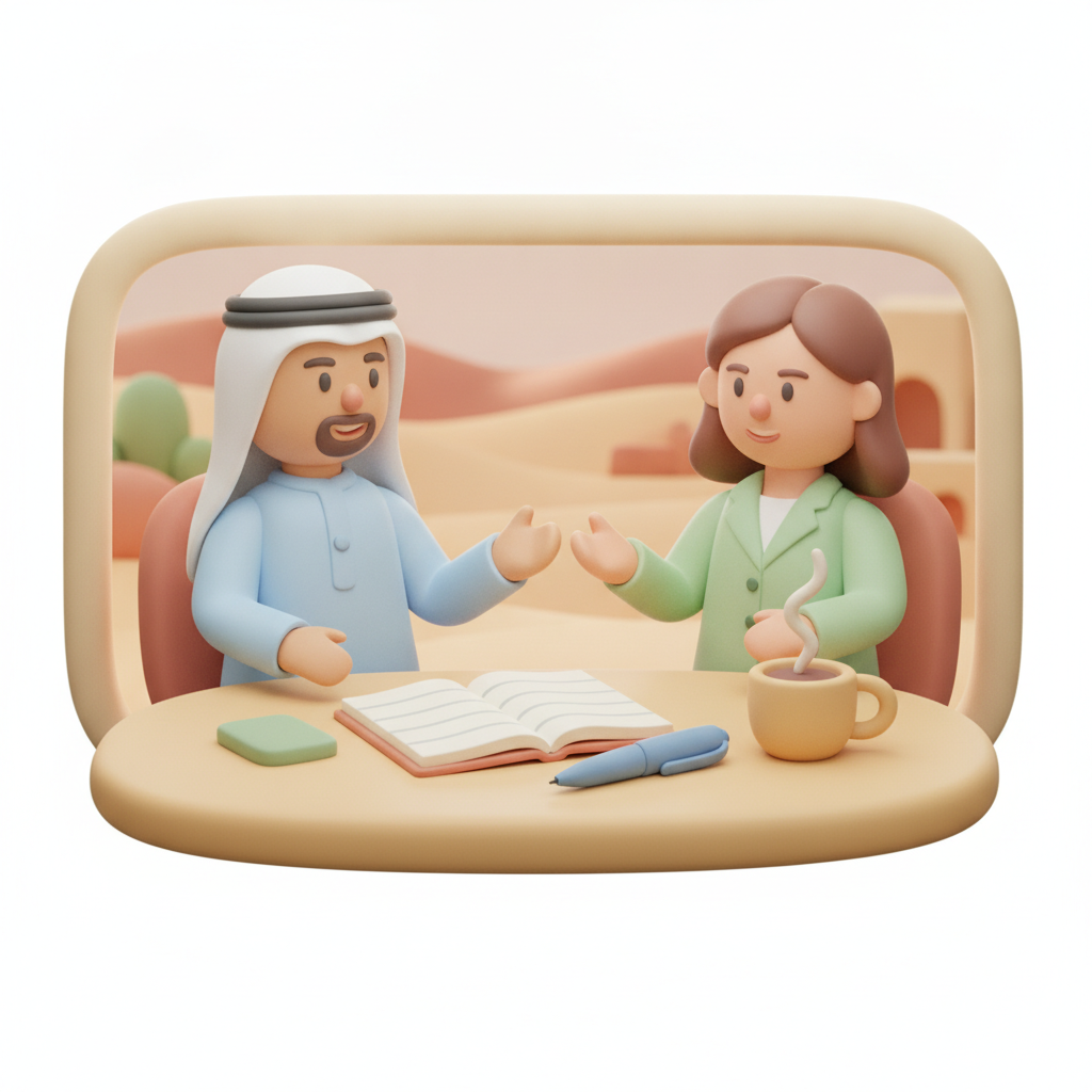 مقابلة عمل في الكويت مع مرشح يجيب بثقة