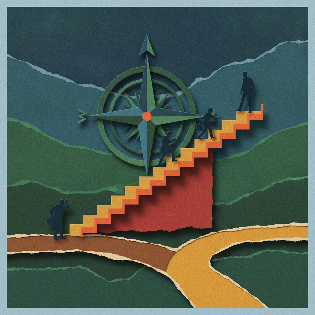 Illustration of a Norwegian public‑sector job posting with highlighted requirements