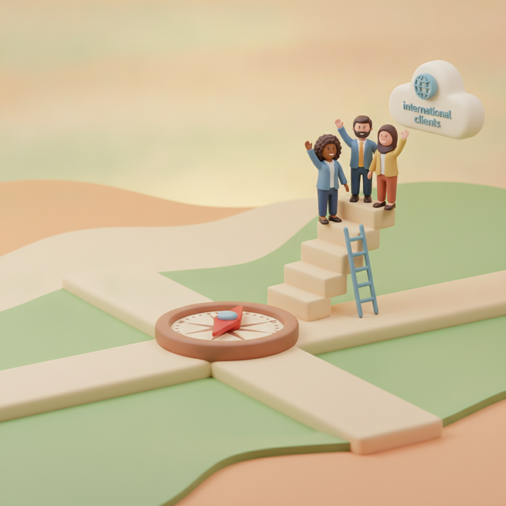م illustration لبناني يعمل على سيرة ذاتية للعمل عن بعد على اللابتوب