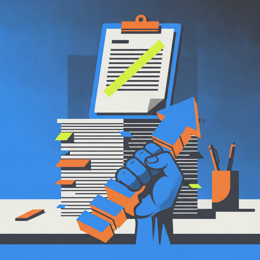CV with strong action verbs